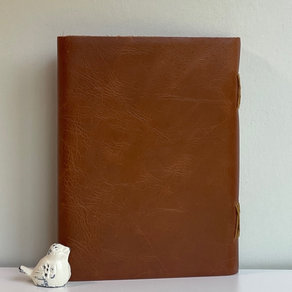 Cracker Barrel Horse Die Cut Leather Journal - Picture 3 of 12